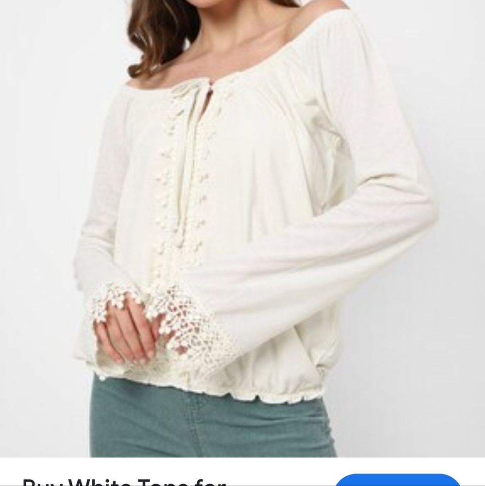 Aéropostale top white,  Sz. M
